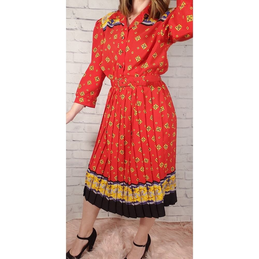 Vintage Breli Originals Dress with Belt